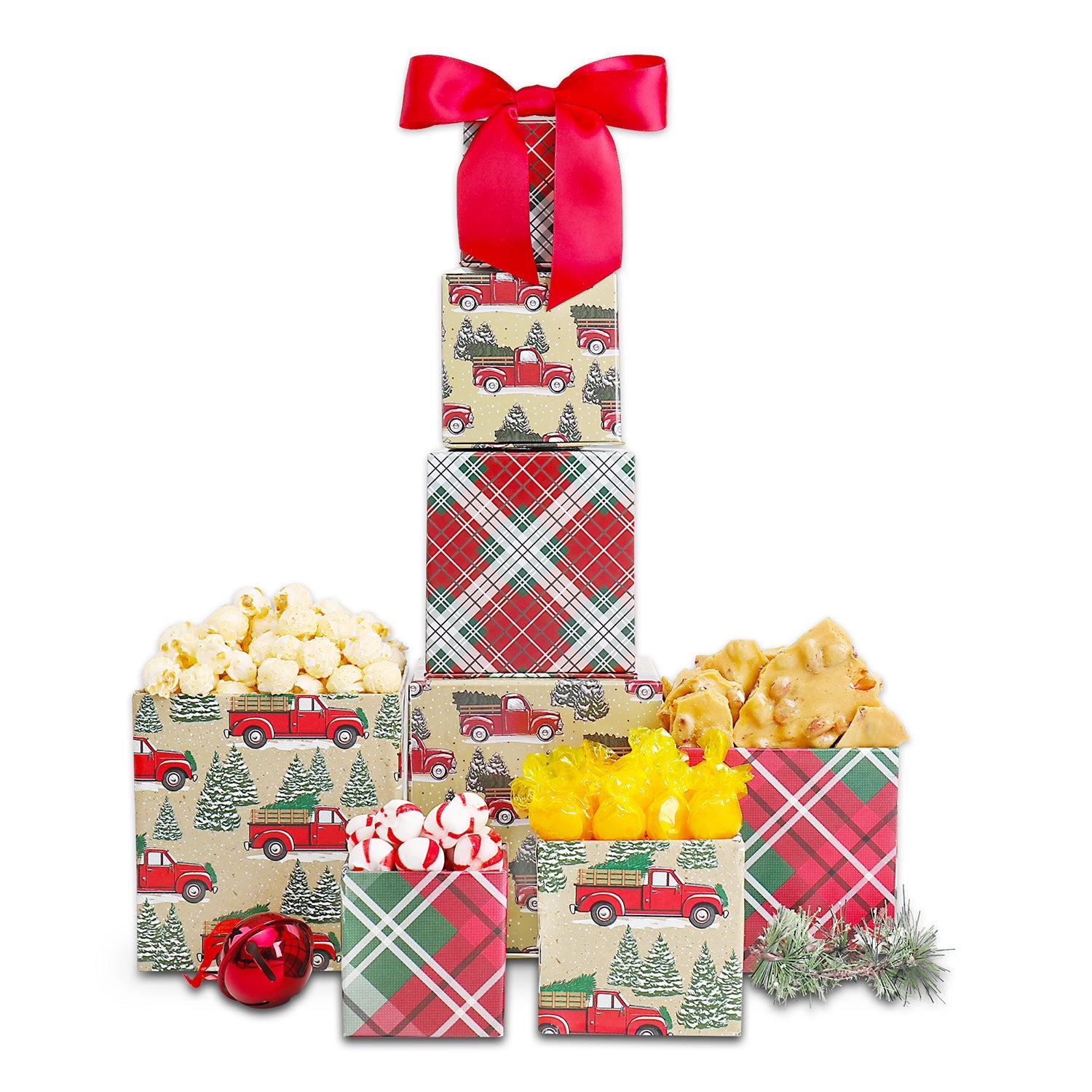 Tis the Season Truck Gift Tower