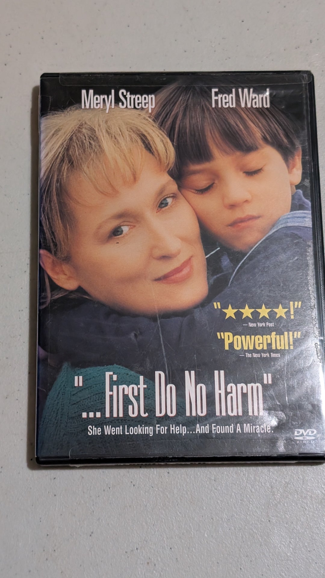 ...First Do No Harm (DVD, 1997, PG-13) Meryl Streep, Fred Ward, Seth Adkins