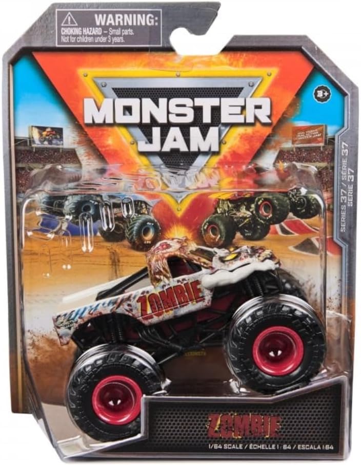 Monster Jam Official 1:64 Scale Monster Truck -  Zombie