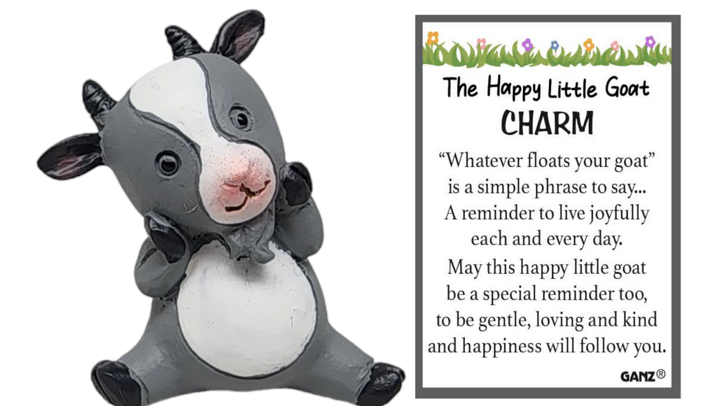 Happy Little Goat Pocket Charm -