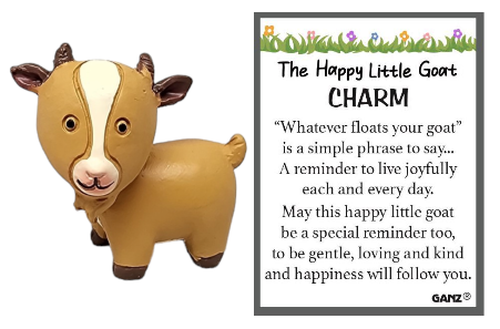 Happy Little Goat Pocket Charm -